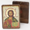 Икона деревянная под старину 17х23, №3 Спаситель