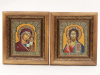 КИОТЫ 15х18 (ERM) ДЕРЕВО, ЗОЛОТОЙ багет, ПАРА №3