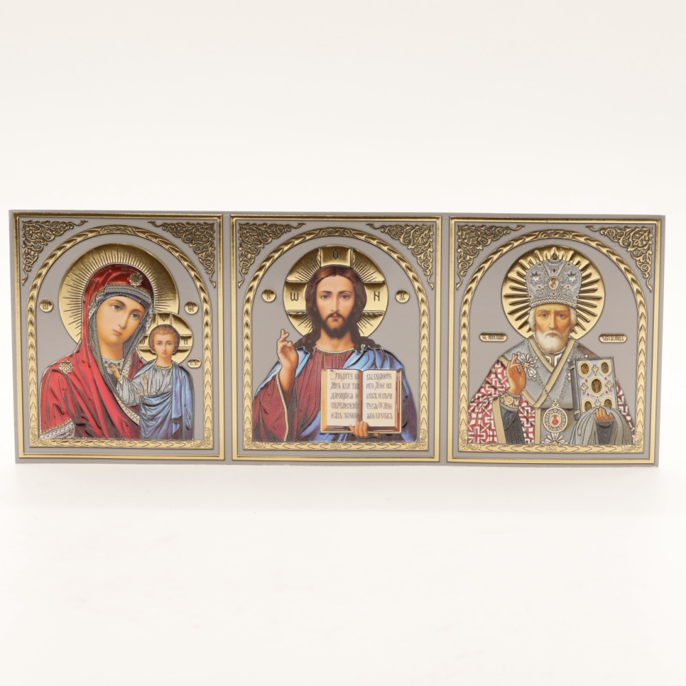 Лик полигр. 30х12, Серебро, оверпринт, АРКА, ТРИПТИХ (академ)