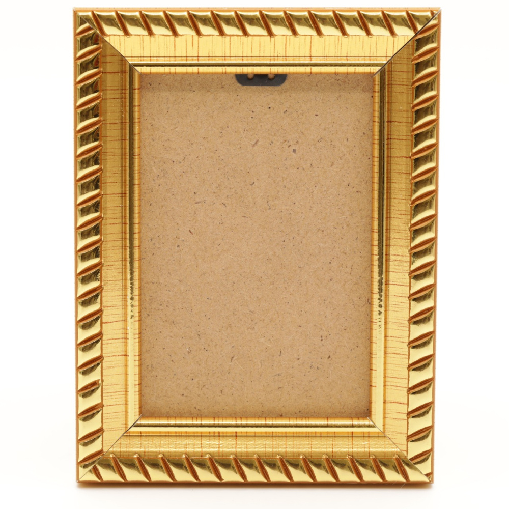 Рамка  6x9 (GOL) багет ЗОЛОТО, Косичка