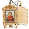 Авто икона (ERM) с подставкой 4х3,5см, Георгий