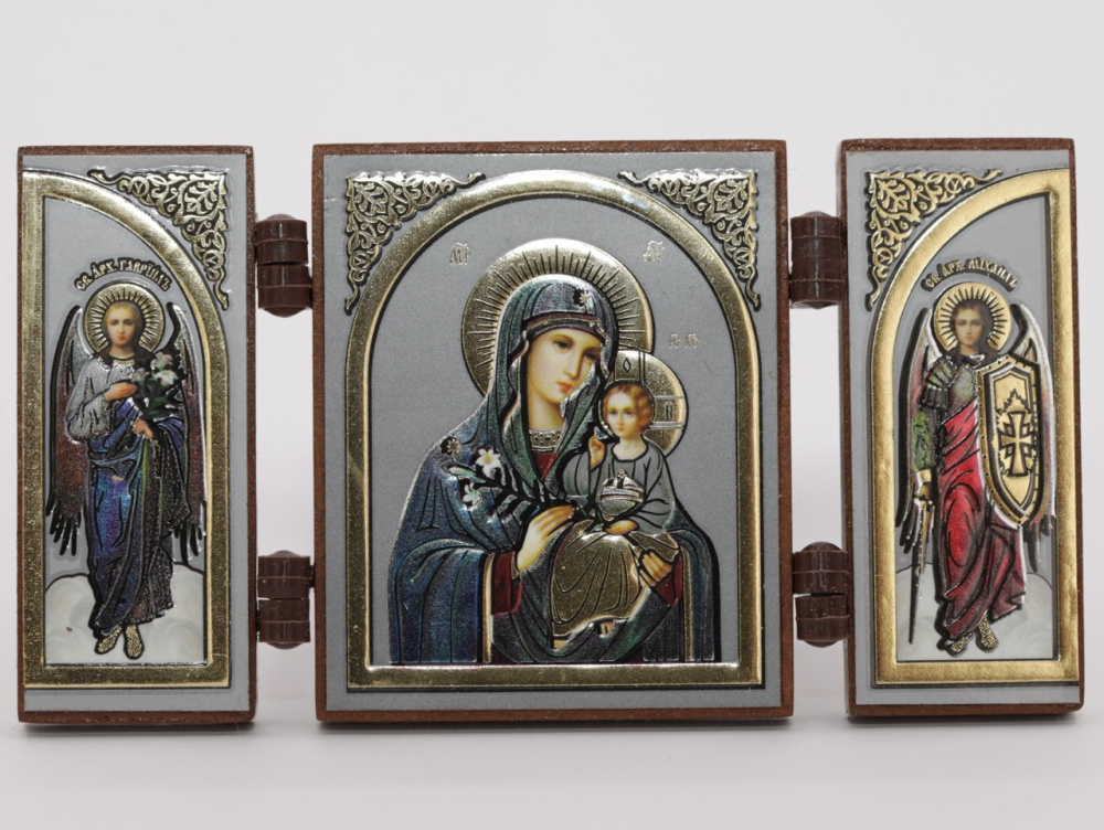 Складень (IMP) 4х5 МДФ СО СТВОРКАМИ, Неувядаемый цвет (серебро, цвет)