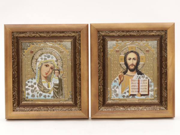 КИОТЫ 15х18 (ERM) ДЕРЕВО, ЗОЛОТОЙ багет, ПАРА №13