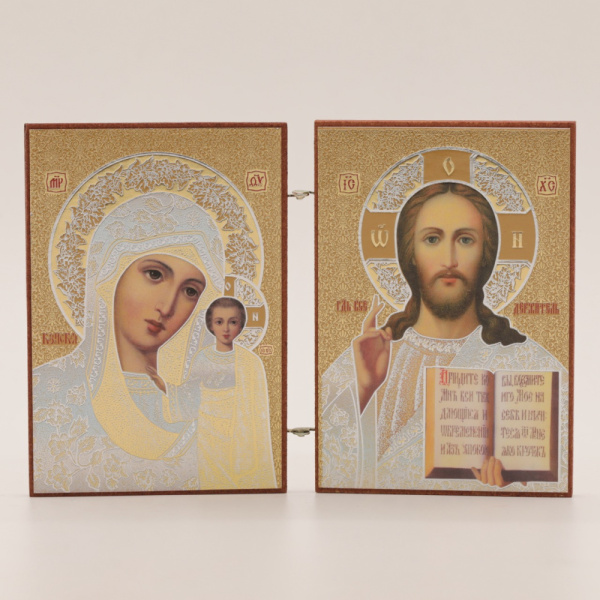 Складень МДФ (IMP) 6х9см, №2 (ЗОЛОТО, СЕРЕБРО)