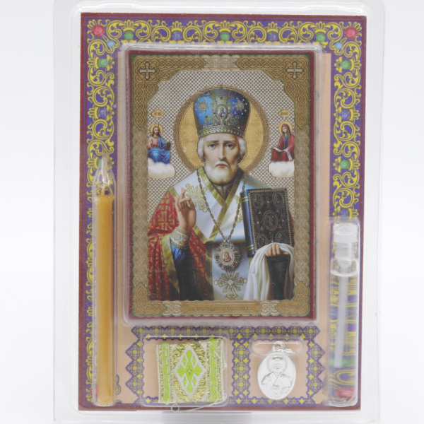 Набор освященный в блистере, Николай Чудотворец