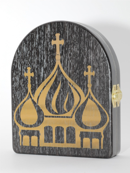 Складень (ERM) 11x14, ВЕНГЕ АРКА, Спаситель - Казанская (РИЗА) (3)