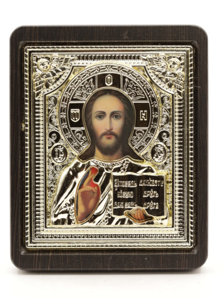 Икона 11x13 (ERM) ВЕНГЕ, РИЗА золотая, Спаситель