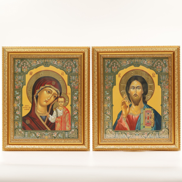 Икона 20x24 (BOG) багет ЗОЛОТО, ПАРА №3