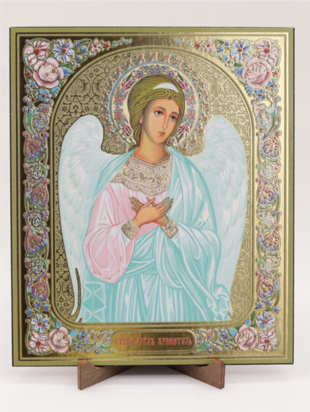 Икона на оргалите 15x18 (тисн), 001 Ангел Хранитель (3)