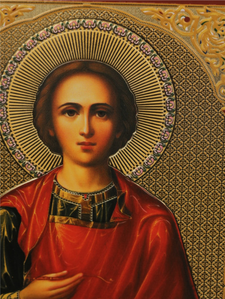 Икона на оргалите 15x18 (тисн), 006 Пантелеймон (3)