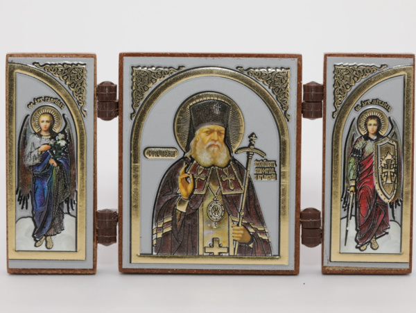 Складень (IMP) 4х5 МДФ СО СТВОРКАМИ, Лука Крымский (серебро, цвет)