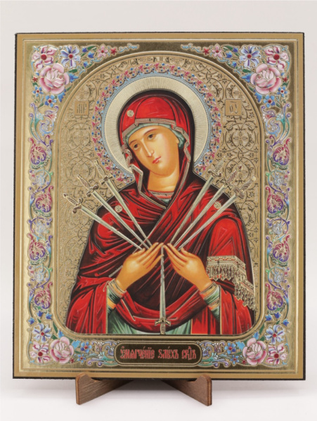 Икона на оргалите 15x18 (тисн), 001 Умягчение злых сердец (2)